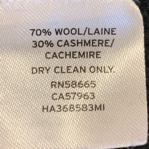 Halogen Women's Rib Knit Wool & Cashmere Long Open Front Cardigan Sweater SZ M - Picture 8 of 11